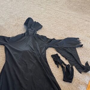 Kids scream Black Hooded Costume